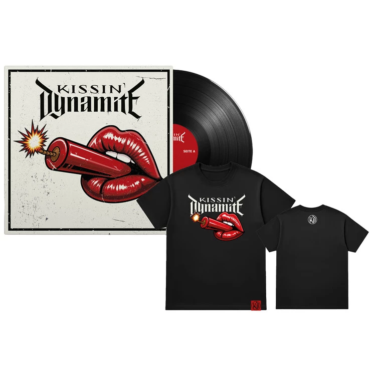 kissin-dynamite-lp-bundle-kissin-dynamite-lp-black-t-shirt 4
